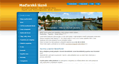Desktop Screenshot of madarske-lazne.cz